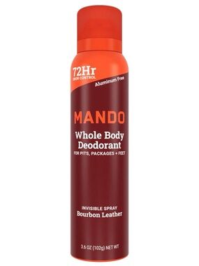 Mando Bourbon Leather Whole Body Deodorant 3.6oz